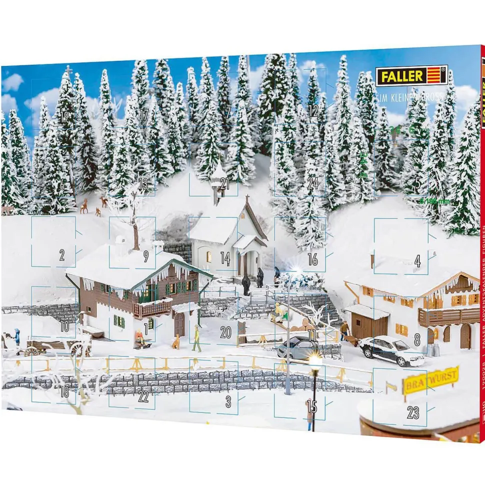 Calendrier de l’Avent Figurines modelisme HO - Faller