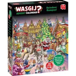 Calendrier de l'avent Puzzle 24 x 54 pièce : Les rênes sont lâchées ! - Wasgij - Jumbo