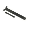 Carbon Chassis Brace Support Set : 22X-4 - Losi - TLR