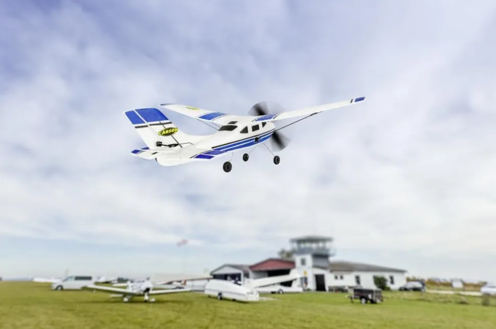 CARSON RC sports airplane 2.4 G 100% RTR Bleu - Carson