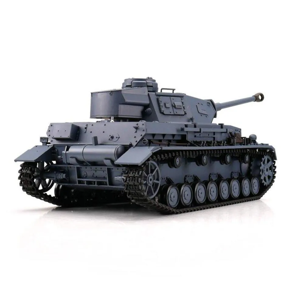 Char 1/16e RC PzKpfw IV Vers. F2 grey (BillesBB+IR) - Torro