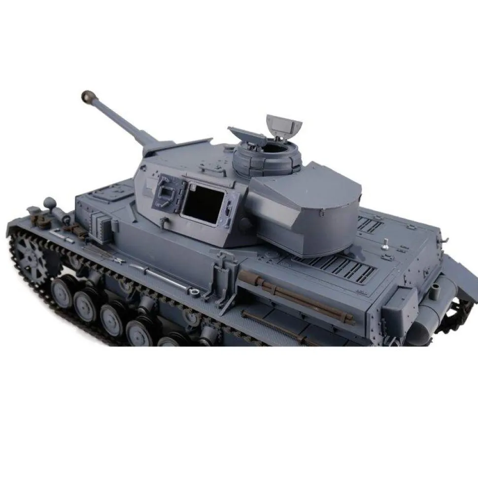 Char 1/16e RC PzKpfw IV Vers. F2 grey (BillesBB+IR) - Torro