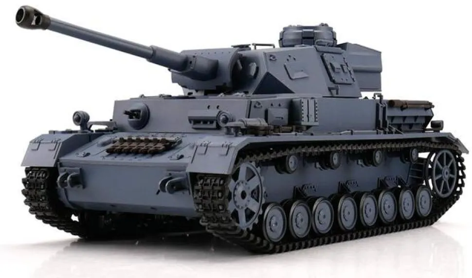 Char 1/16e RC PzKpfw IV Vers. F2 grey (BillesBB+IR) - Torro