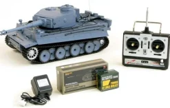 Char Panzer Tiger RC 1:16eme son et fumée - Amewi