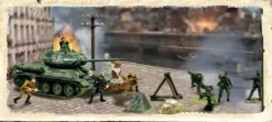 Char Russian T34/85 + soldats - Force Of Valor - Force Of Valor