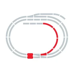 Circuit de train : Set d'extension D - Jouef
