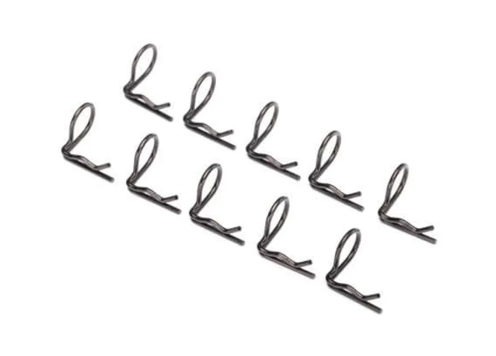 Clips De Carrosserie Coudes A 90¡ Noir (10) - Traxxas - Traxxas