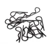Clips De Carrosserie Noir 1/16 Taille Standard (12) Long. 20Mm - Traxxas - Traxxas