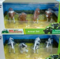 Coffret 4 Vaches Assorties - New Farmsland Models