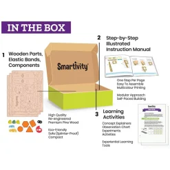 Coffret construction : Smartivity : Roues motrices : Camion de Course - SmartGames