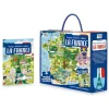 Coffret livre et puzzle 200 pièces : Voyage, découvre, explore : La France - Sassi