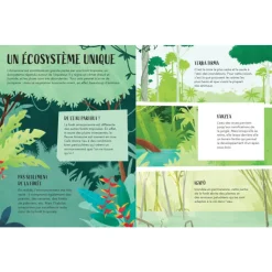 Coffret livre et puzzle 220 pièces : La Planète en danger : L'Amazonie - Sassi