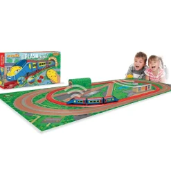 Coffret Playtrains : Circuit de train à piles télécommandé : Flash The Local Express - Jouef