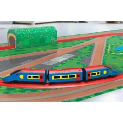 Coffret Playtrains : Circuit de train à piles télécommandé : Flash The Local Express - Jouef
