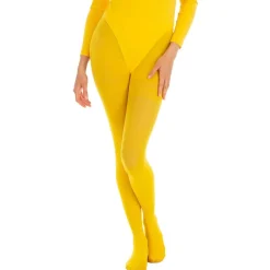 Collants adulte XXL (46/50), Jaune - RueDeLaFete