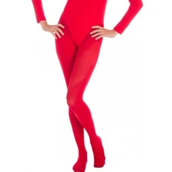Collants adulte XXL (46/50), Rouge - RueDeLaFete