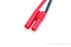 Connecteur Or 4mm Male 14AWG (1.62mm diam - 2.08mm2 sect) - Gforce