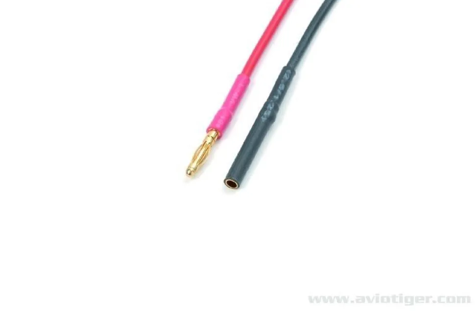 Connecteur Or 2mm M+F Silicone - GF-1050-001 - Gforce