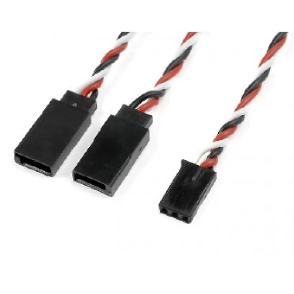 Cordon Y Futaba tressé HD 22AWG (0.64mm diam - 0.326mm2 sect) - 15cm - Torpedo