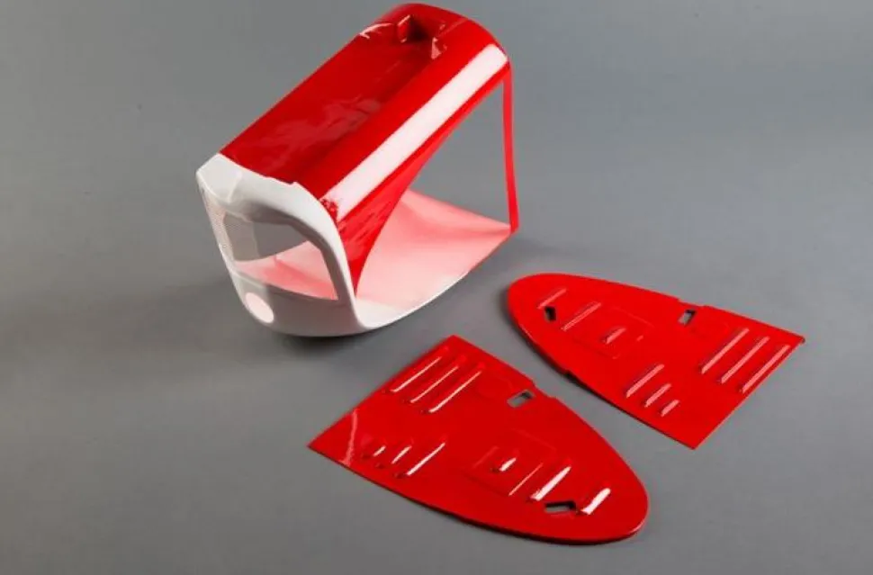 Cowling& Side Panels: Fokker D7 - Hangar9