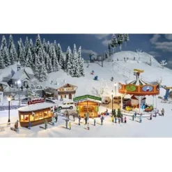 Décor : Coffret Marché de Noël - Époque IV - Faller