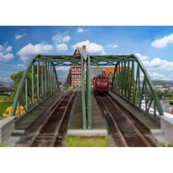 Décor ferroviaire - Pont en arc, 2 voies - Faller