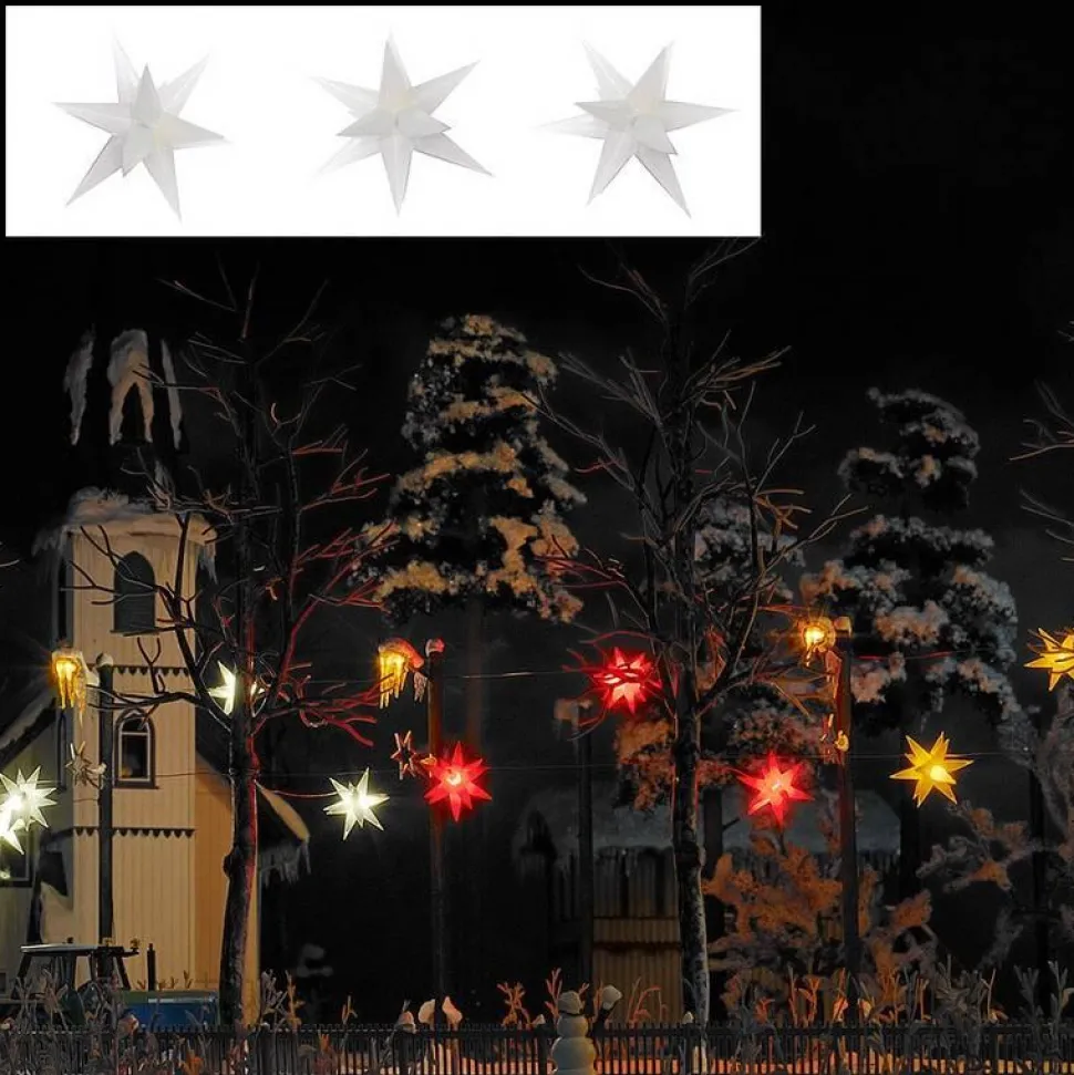 Décor ferroviaire - Trois étoiles de Noël - Busch
