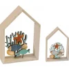 Décor Poissons au fond de la mer 12cm en bois (x1) - RueDeLaFete