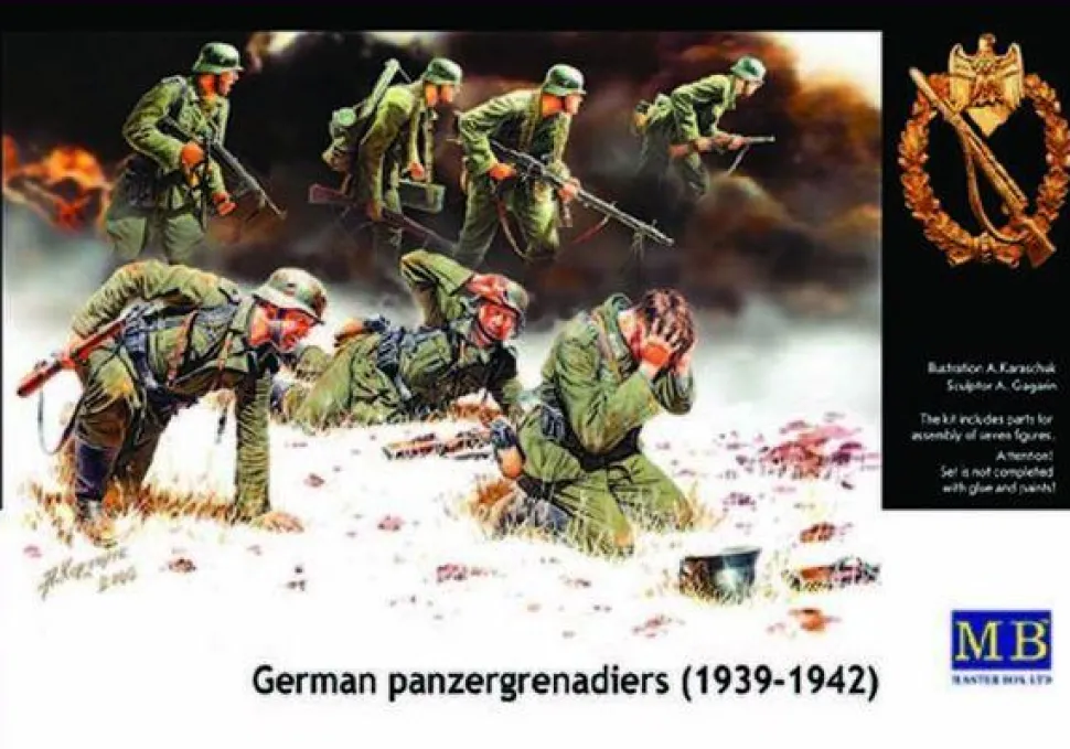 Deutsche Panzergrenadiere 1939-1942 - 1:35e - Master Box Ltd. - Master Box