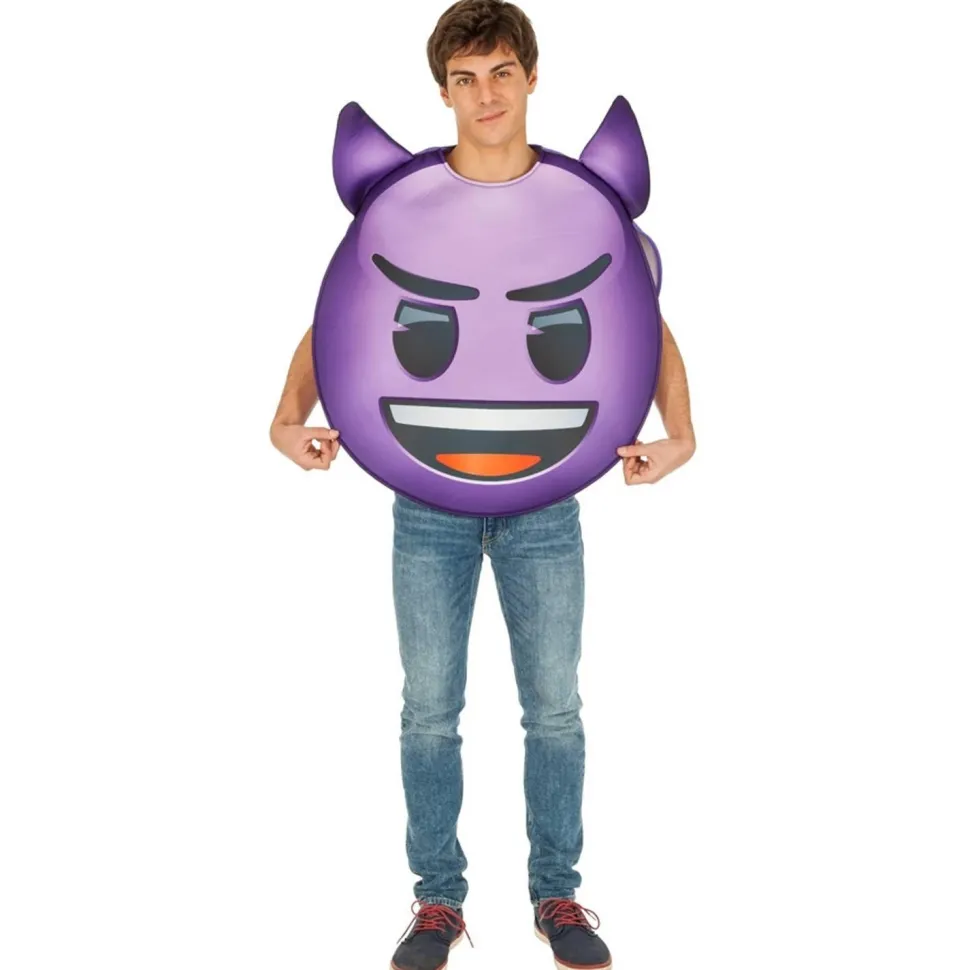 Déguisement Emoji® Diable adulte - RueDeLaFete