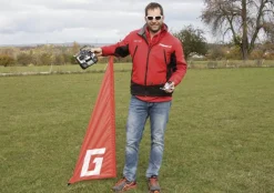 Drapeau virage 150cm Graupner - Graupner