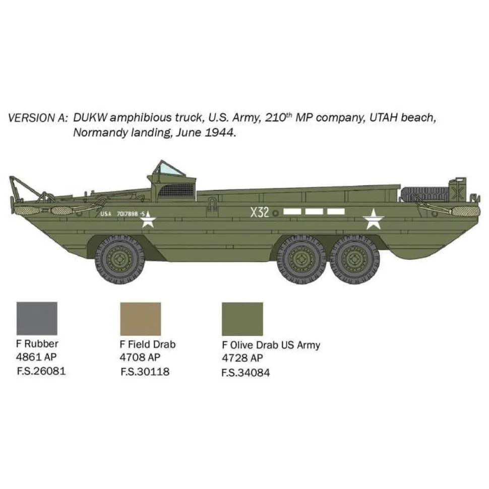 DUKW Italeri 1/72 - Italeri