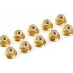 Ecrou Hex Bloq. Flasque M3 Or - GF-0401-030 - Gforce