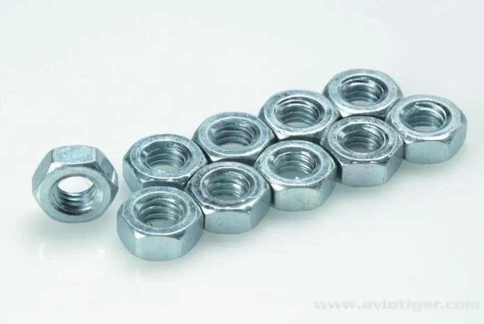 Ecrou Hex M2 Acier (10) - GF-0150-002 - Gforce