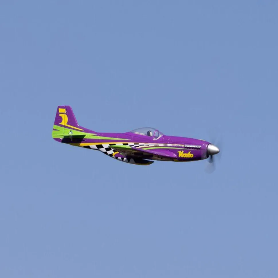 E-Flite UMX P-51D Voodoo BNF Basic 493mm avec AS3X et SAFE Select - E-flite
