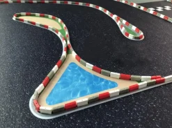 Elements de rail en plastique Rouge pour piste turbo Racing (50 pcs) - Turbo Racing