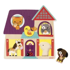 Encastrement musical 5 pièces : Mes petites compagnons - Janod