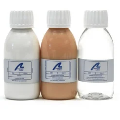 Ensemble de Finitions : apprêt-mastic, vernis satiné transparent et diluant pour aérographe - Artesania