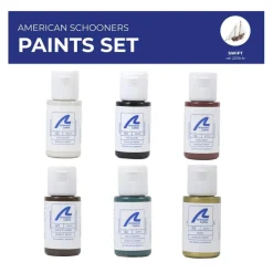 Ensemble de Peintures Maquettes: Goélettes Américaines (Swift) - Artesania