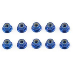 Factory Team Bleu 4Mm Locknut - Associated - Team Associated
