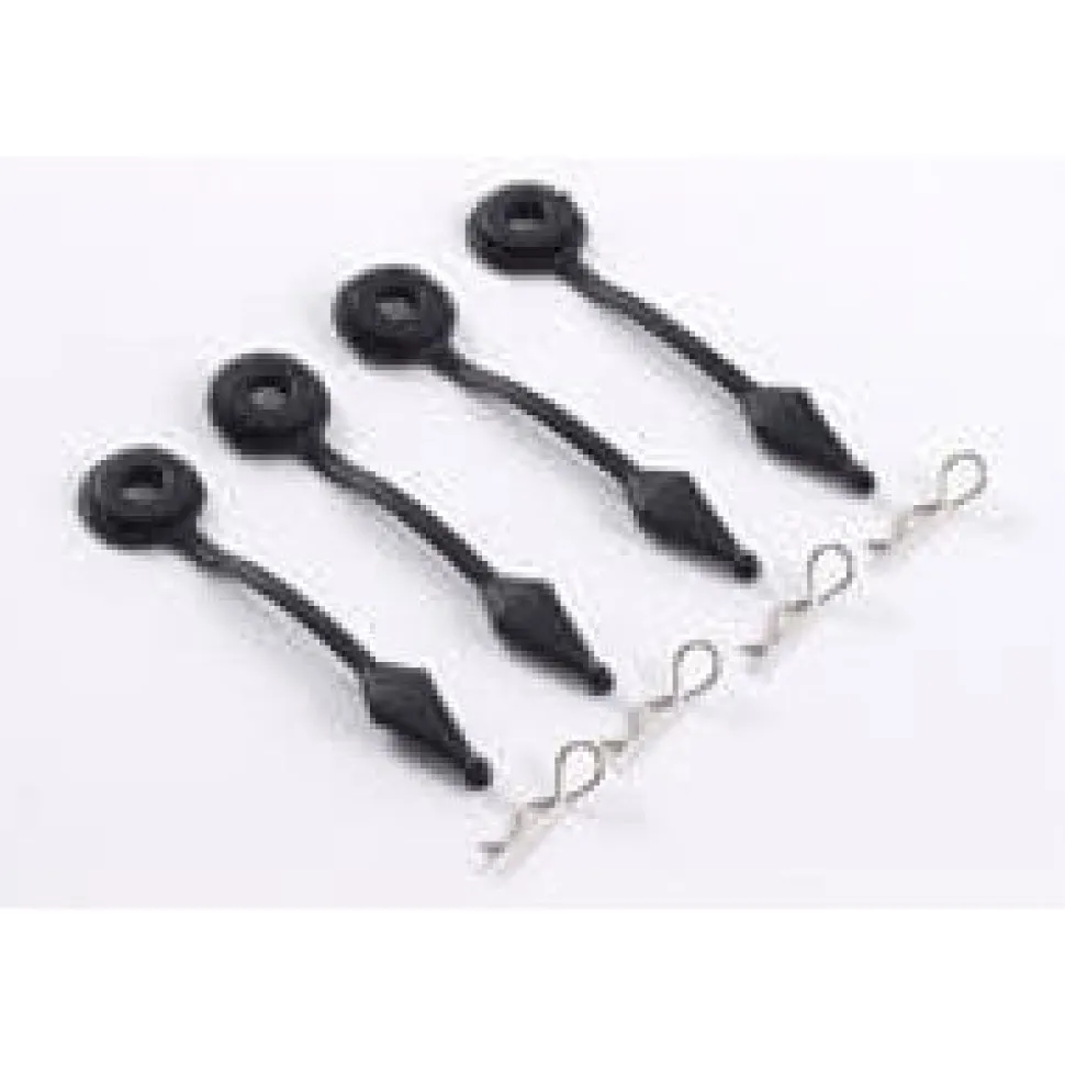 Fastrax Body Pin Holder/Body Protector 4Pcs Large Noir - Fastrax