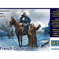 Figurine militaire : Cuirassier Français, série guerres napoléoniennes - Master Box