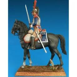 Figurine militaire : Cuirassier Français guerres Napoléioniennes en 1:16 - Mini Art