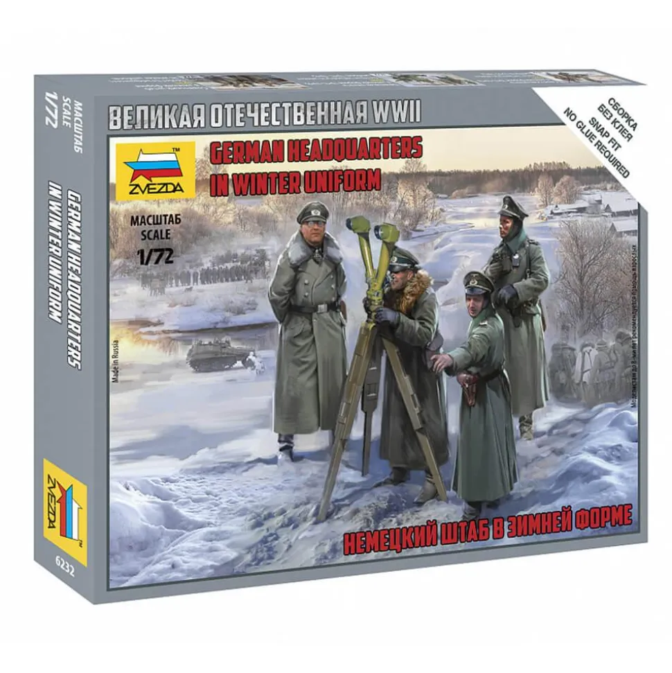 Figurines : Etat Major Allemand Hiver - Zvezda