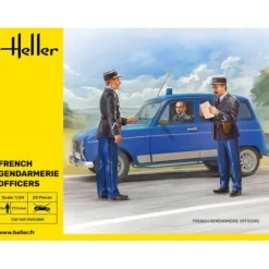 Figurines : Officiers de la gendarmerie française en 1:24 - Heller