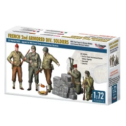 Figurines : Soldats de la 2ème division blindée française - Mirage Hobby
