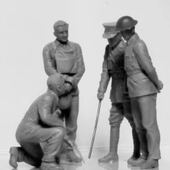 Figurines : WWI équipage Britannique de char - ICM