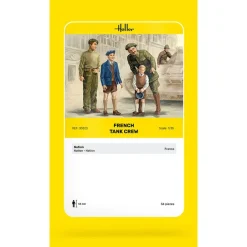 Figurines de Guerre : Equipage de char français - Heller