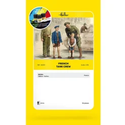 Figurines de Guerre : STARTER KIT Equipage de char français - Heller