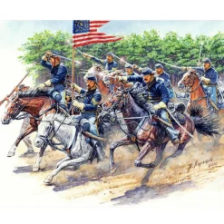 Figurines Guerre de Sécession : 8TH Pennsylvania Cavalry Regiment, Bataille de Chancellorsville - Master Box